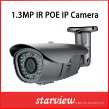 1.3MP Poe IP IR wasserdichtes Netz CCTV-Sicherheits-Gewehrkugel-Kamera (WH8)